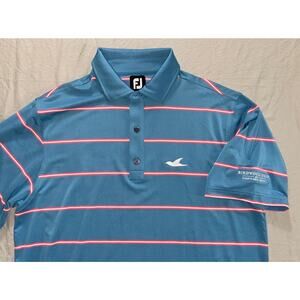 FootJoy Stretch Microfiber Polo Shirt. Birchwood Golf Boar's Head Resort. M, EUC